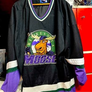 Minnesota Moose Starter Vintage 90s IHL Jersey Adult XL